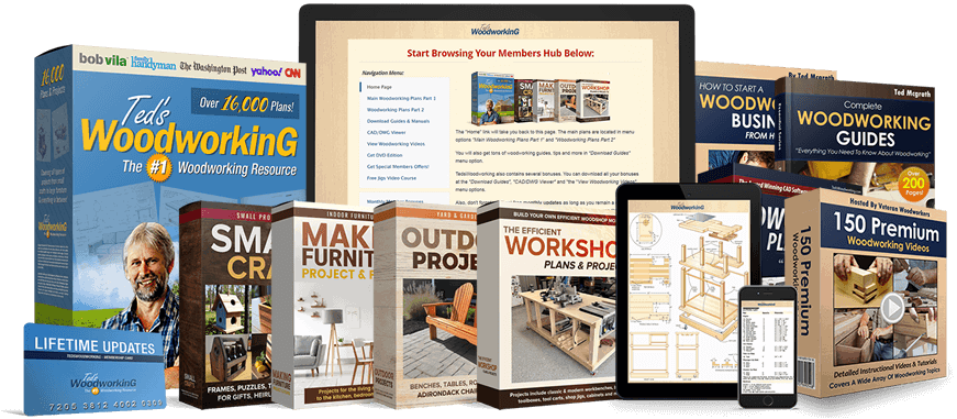Teds Woodworking complete guide with bonuses
